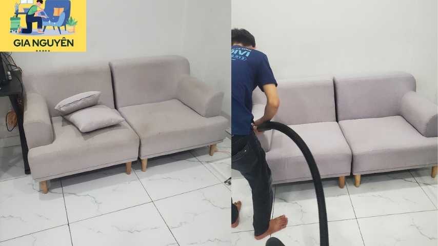 Dựa vào mức độ dơ sạch của sofa