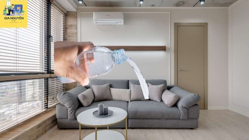 Cách làm khô sofa khi bị thấm nước