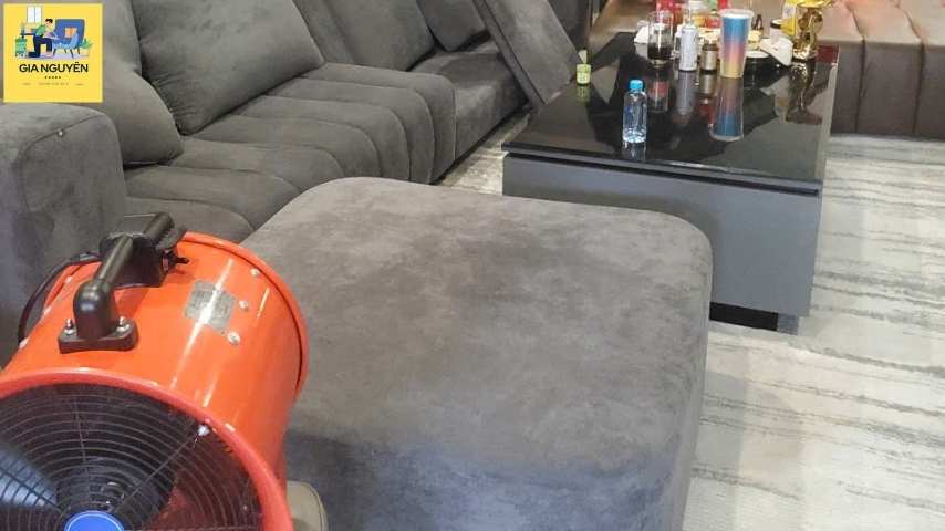 sấy khô ghế sofa