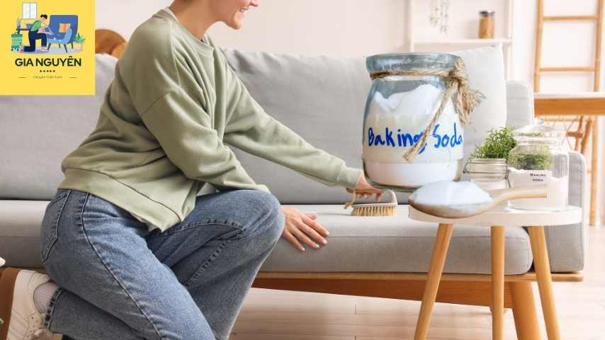 baking soda vệ sinh sofa